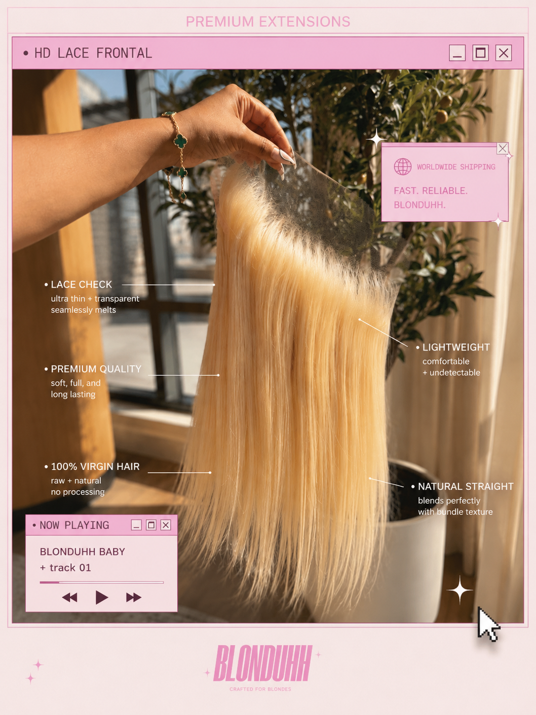 Straight Frontal and closures